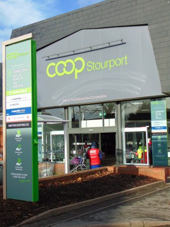 Midcounties Co-op is piloting the COOP marque on its store in Stourport (Image: Mike_Hedgethorne)