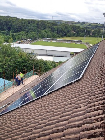Panels installed by NICE at YMCA Londonderry in summer 2015 [photo: Jack Farrell/Hive Studios]